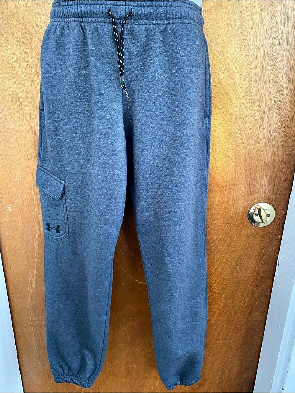 Under Armour Rival Fleece Joggers Gray Joggers Size YLG/JG/J-G